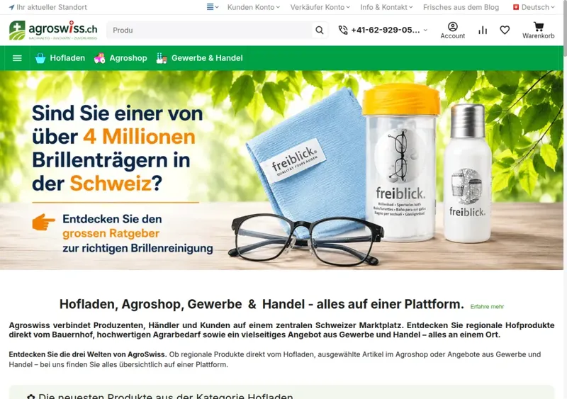 Agroswiss, Regional produce and farm supplies